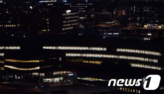야간 정부세종청사 모습. /뉴스1DB © News1 장수영 기자