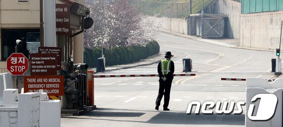 서울 용산 미군기지 /뉴스1 © News1 박지혜 기자