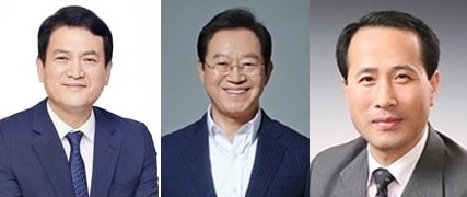 사진 왼쪽부터 민주당 김경욱 예비후보, 통합당 이종배 의원, 민생당 최용수 예비후보.2020.03.10/© 뉴스1