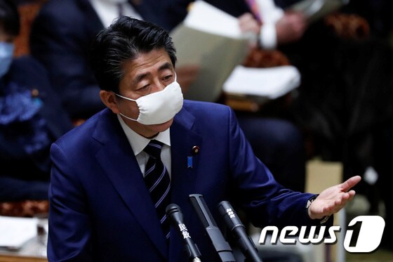 아베 신조 일본 총리. © 로이터=뉴스1