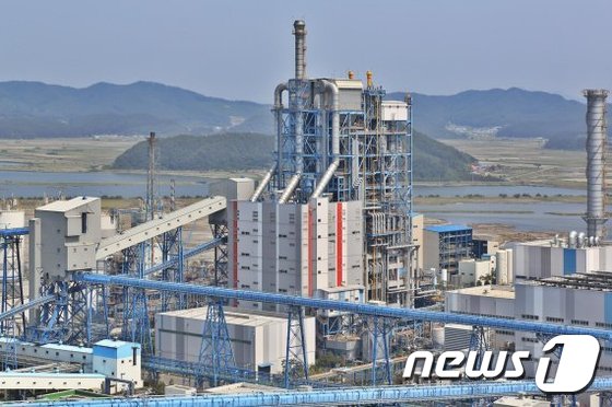 한국서부발전의 석탄가스화복합(IGCC) 발전소. (사진=한국서부발전)© 뉴스1