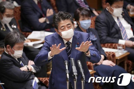 아베 신조 일본 총리. © News1 우동명 기자