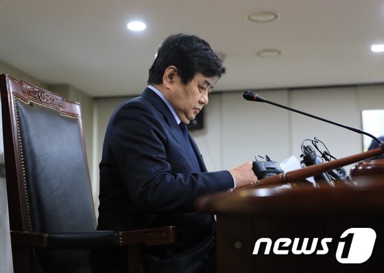 한상혁 방송통신위원회장2020.4.20/뉴스1 © News1 윤다혜 기자