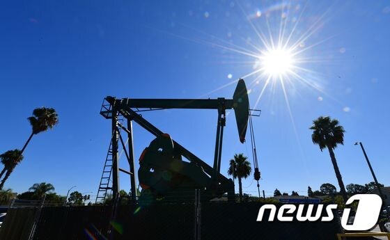 미국 캘리포니아주의 한 석유시추 설비 /AFP=뉴스1