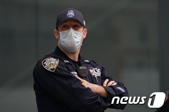 뉴욕경찰 © AFP=뉴스1