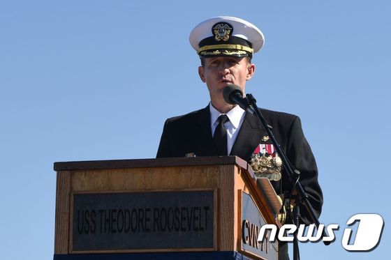 토머스 모들리 미국 해군장관 대행. © AFP=뉴스1