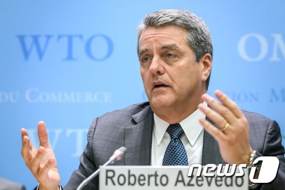 로베르토 아제베도 세계무역기구(WTO) 사무총장 © AFP=뉴스1