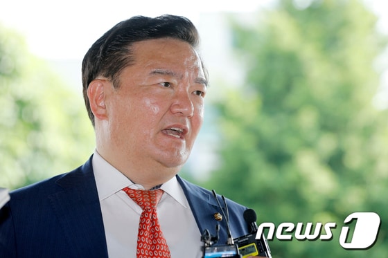 민경욱 전 미래통합당 의원 2020.5.21/뉴스1 © News1 안은나 기자