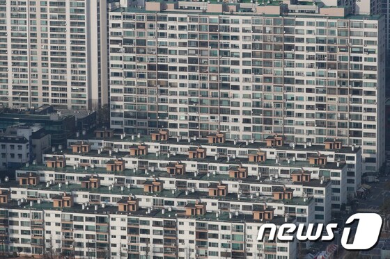 서울 도심 아파트 단지.(뉴스1DB) /뉴스1