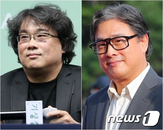 박찬욱(왼쪽) 봉준호 감독 © 뉴스1 DB