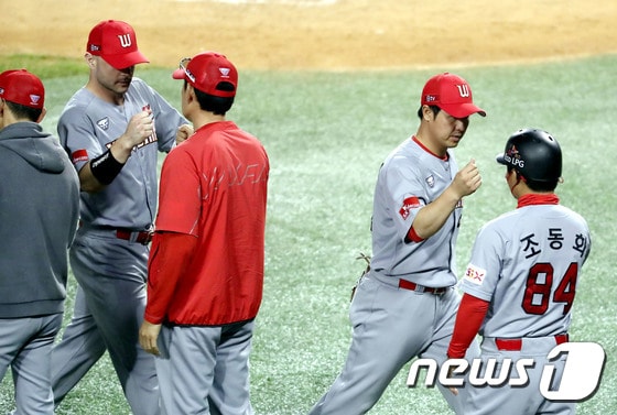 SK 와이번스 승리. /뉴스1 © News1 박정호 기자