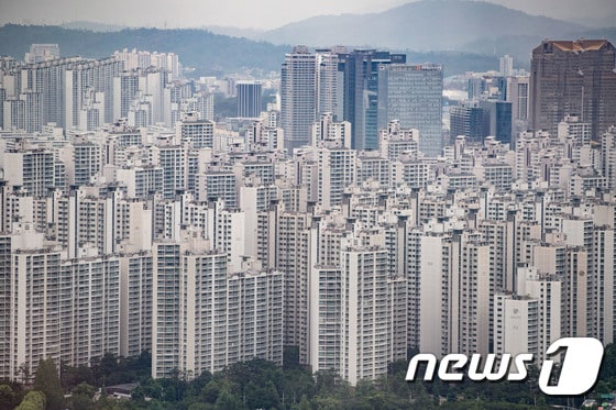 서울 아파트 단지 모습.© News1 이재명 기자