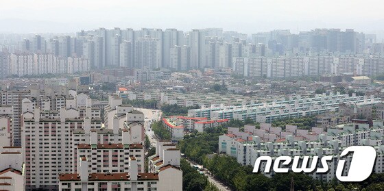 수도권 한 지역의 아파트 모습.(사진은 기사 내용과 무관함) / 뉴스1 © News1