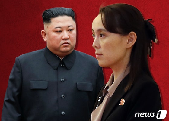 김정은 북한 국무위원장과 김여정 노동당 제1부부장.© News1 이지원 디자이너