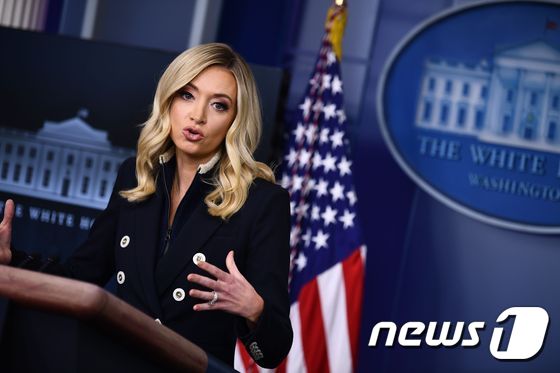 케일리 매커내니 백악관 대변인. © AFP=뉴스1