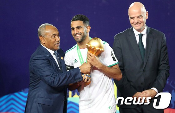 알제리가 세네갈을 꺾고 2019 아프리카 네이션스컵 정상에 등극했다. © 로이터=뉴스1