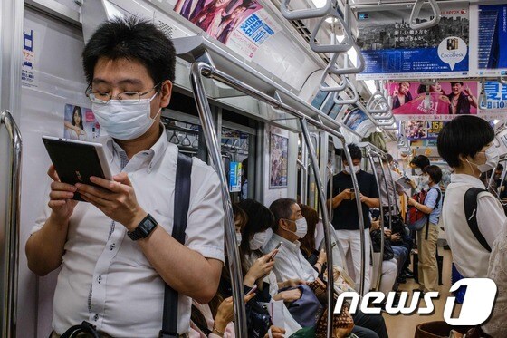 일본 지하철 전경 © AFP=뉴스1