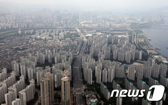 자료사진. 서울 강남권 지역의 전경.© News1 이재명 기자