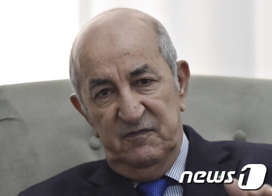 압델마드지드 테분 알제리 대통령 <자료사진> © AFP=뉴스1