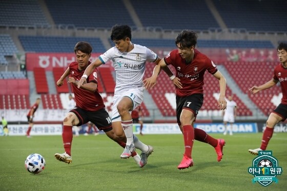 부천FC가 대전하나시티즌을 잡고 K리그2 3위로 뛰어올랐다. (한국프로축구연맹 제공) © 뉴스1