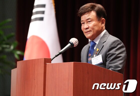 김원웅 광복회장. 2020.8.12/뉴스1 © News1 허경 기자