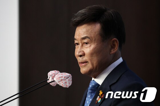 김원웅 광복회 회장. 2020.8.20/뉴스1 © News1 성동훈 기자
