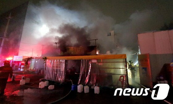 인천 부평구 음식점 화재 '720만원 피해'