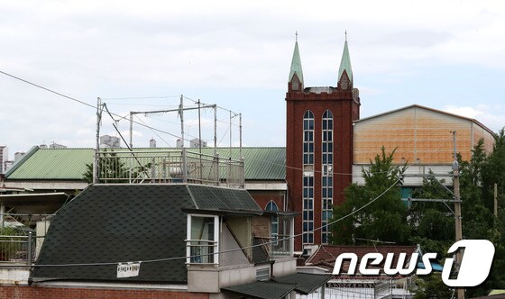 서울 성북구 사랑제일교회 모습. 2020.9.1/뉴스1 © News1 임세영 기자