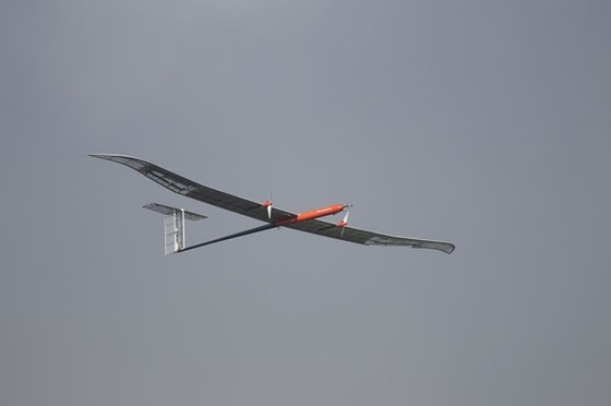 LG화학이 지난달 30일 고도 22km 성층권에서 성공적으로 시험 비행에 성공한 고고도 무인항공기 EAV-3.(LG화학 제공)© 뉴스1