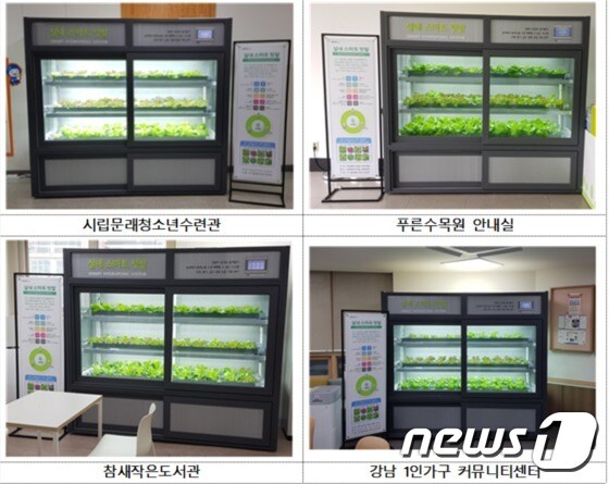 식물재배기 모습(서울시제공)© 뉴스1