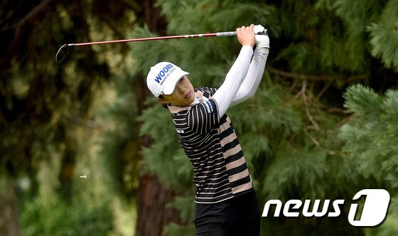 양희영이 20일(한국시간) LPGA 투어 포틀랜드 클래식 2라운드에서 공동 3위로 올라섰다. © AFP=뉴스1
