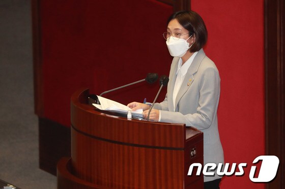 장혜영 정의당 의원. 2020.9.22/뉴스1 © News1 박세연 기자