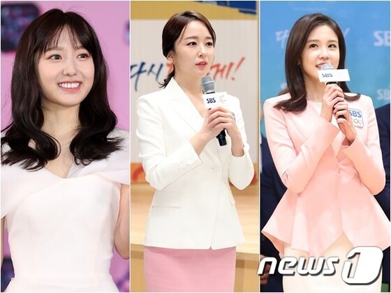 왼쪽부터 이혜성, 박선영, 장예원/뉴스1DB © 뉴스1