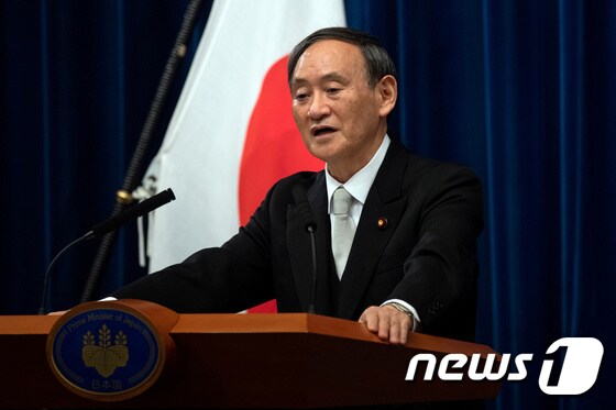 스가 요시히데(菅義偉) 일본 총리.© 로이터=뉴스1