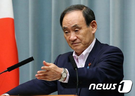 스가 요시히데(菅義偉) 일본 총리. © AFP=뉴스1