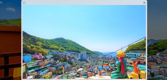 한국관광공사의 부산 VR 영상 갈무리.  © 뉴스1