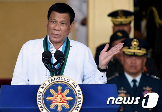 로드리고 두테르테 필리핀 대통령. © 로이터=뉴스1