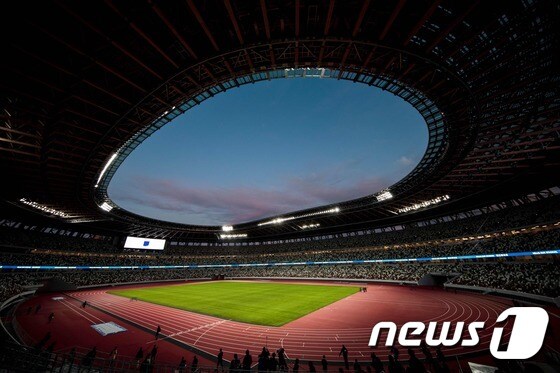 일본 도쿄올림픽 주경기장인 국립경기장 전경 <자료사진> © AFP=뉴스1