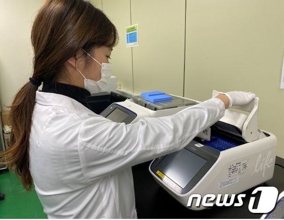 전남보건환경연구원 연구원들이 감염병에 대한 검사를 진행하고 있는 모습.(전남도 제공) 2020.1.3 /뉴스1 © News1 