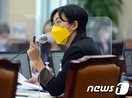 장혜영 정의당 의원. 2021.10.12/뉴스1 © News1 오대일 기자