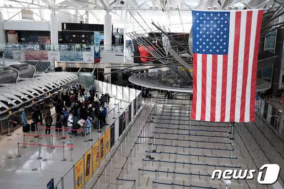 미국 뉴욕의 JFK 국제공항. © AFP=뉴스1