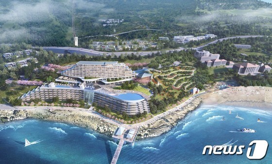 2022년 착공 예정인 '힐&테라스 콘도'© 뉴스1