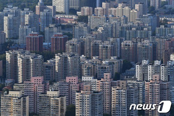 중국 고층 아파트 단지 © AFP=뉴스1