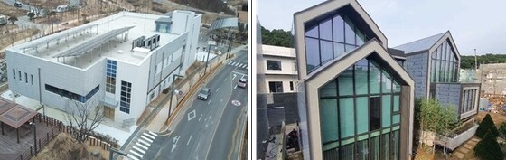 제로에너지건축물 인증 우수사례. 화성시 동탄7동도서관과 성남시 LG ThinQ Home (기사 내용과는 무관함. 국토교통부 제공) © 뉴스1