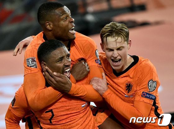 네덜란드가 카타르 월드컵 본선행을 확정지었다. © AFP=뉴스1