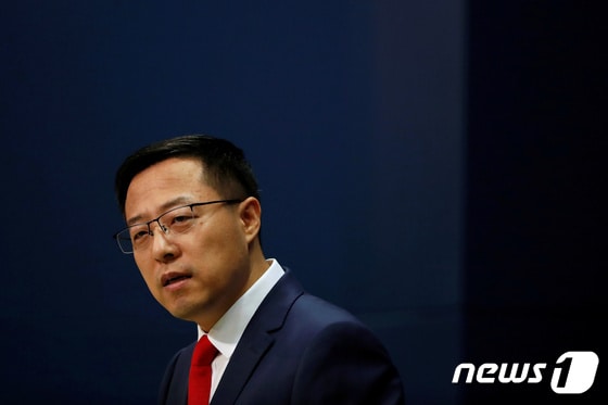 자오리젠(趙立堅) 중국 외교부 대변인. © 로이터=뉴스1 © News1 정윤영 기자