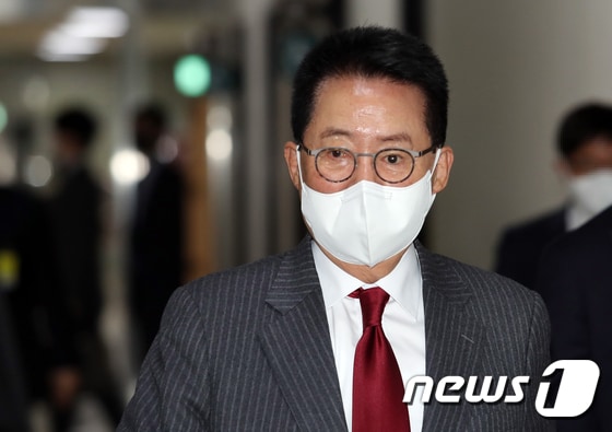 박지원 전 국가정보원장. 2021.11.25/뉴스1 © News1 오대일 기자
