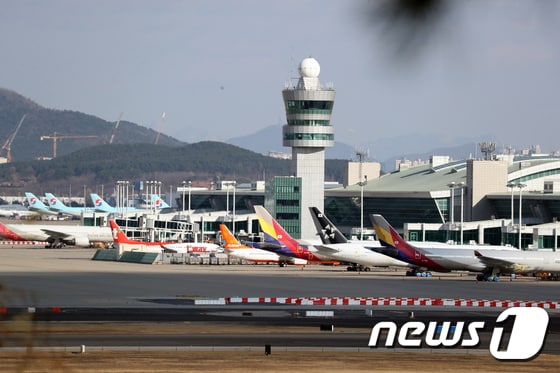 인천국제공항 계류장 2021.12.1/뉴스1 © News1 황기선 기자