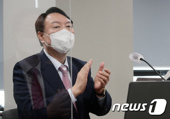 윤석열 국민의힘 대선 후보. 2021.12.16/뉴스1 © News1 국회사진취재단