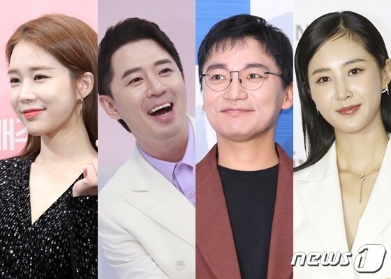 (왼쪽부터) 유인나, 붐, 조재윤, 권유리 © 뉴스1